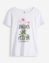 T-Shirt - Frontprint - wei&szlig;