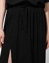 Gonna midi - Spacco laterale - nero