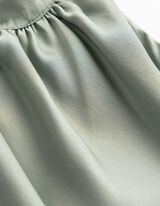 Bluse - Neckholder-Ausschnitt - Petrol