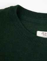 Longsleeve - Fijn breisel - donkergroen