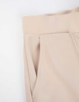 Kelnės - Plisavimas - baltas