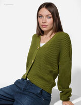 Cardigan - verde