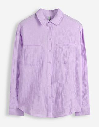 Blouse - Unicolore - Lilas