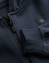 Sweatjacke - Print - Dunkelblau