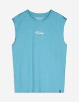 Tanktop - Frontprint - blau