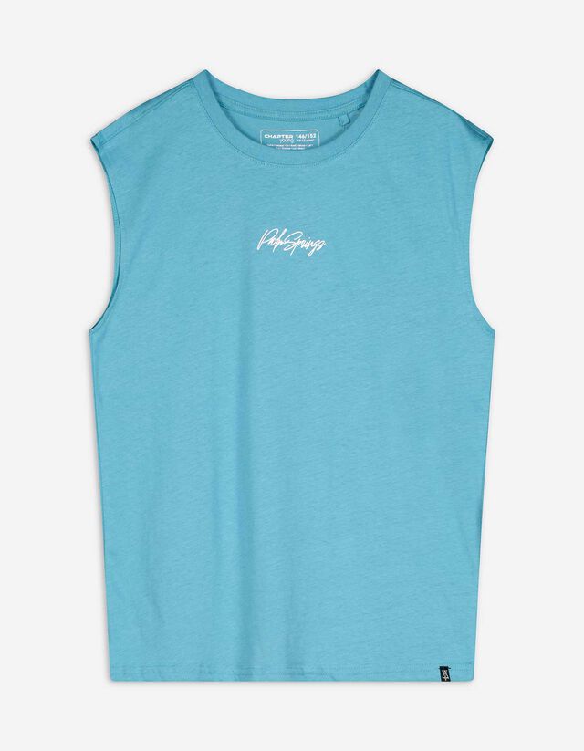 Tanktop - Frontprint - blau