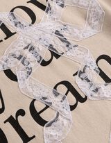 Mikina - Aplik&aacute;cia - bezova