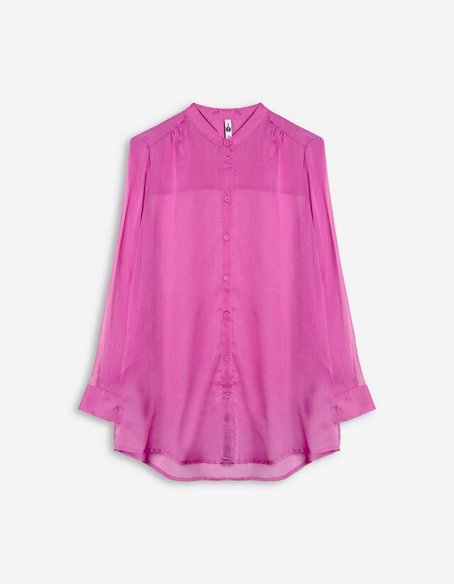 Blouse - Chiffon - pink
