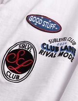 T-Shirt - Allover-Print - wei&szlig;