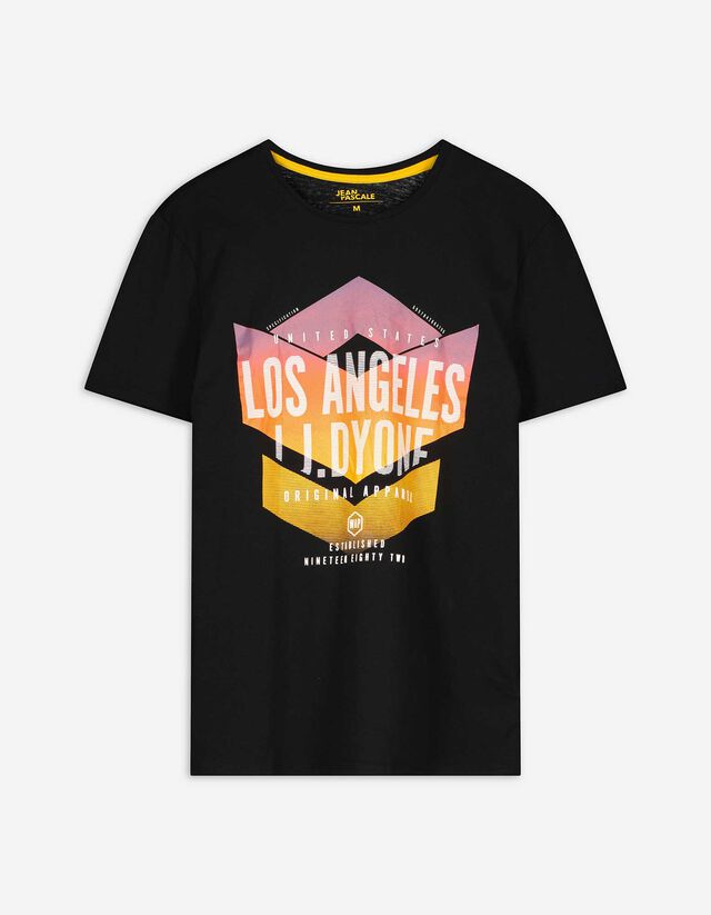 T-shirt - Print - zwart