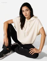 Sweatshirt - Modal-Anteil - wei&szlig;