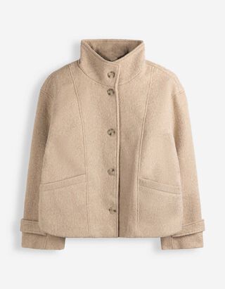 Jacke - Oversized Fit - Beige