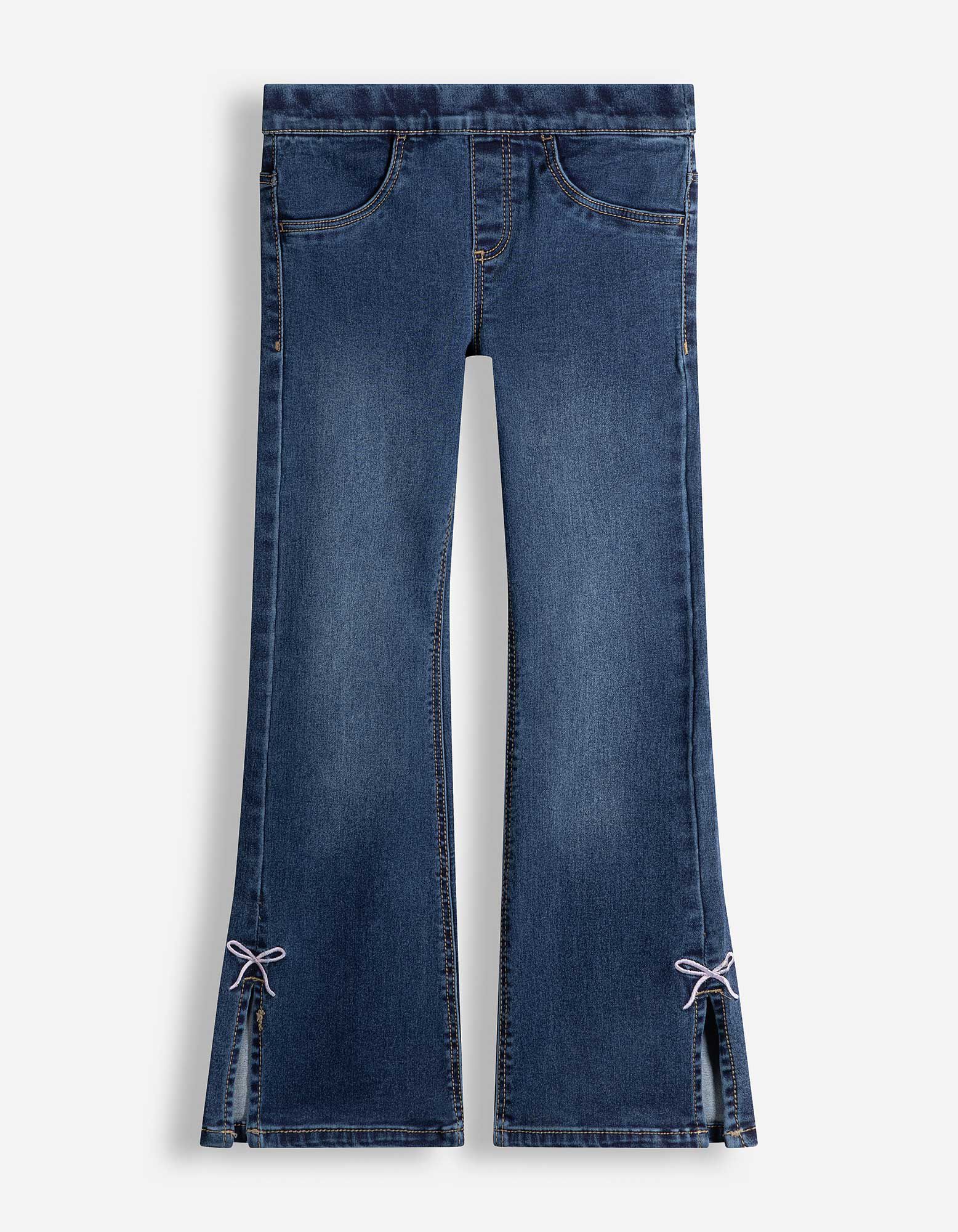 Jeans - Borduursels - Donkerblauw