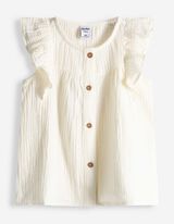 Set aus Shirt und Leggings - Musselin - wei&szlig;