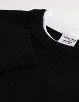 Strickpullover - Loose Fit - Schwarz