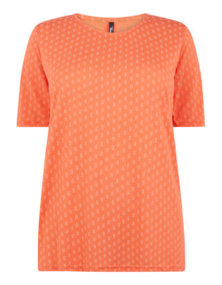 Damen T-Shirt mit Bl&auml;ttermuster