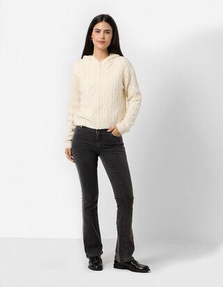Jeans - Bootcut Fit - Schwarz
