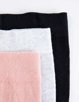 rajstopy - 3 szt. w opakowaniu - rozowy