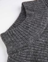 Trui - Hals - donkergrijs