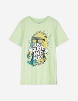 Tricou - Imprimare frontală - Verde deschis