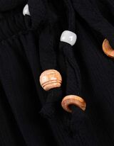 Kalhoty - Široký střih Wide Fit - cerná