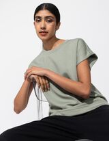T-shirt - Contenuto di modal - verde chiaro