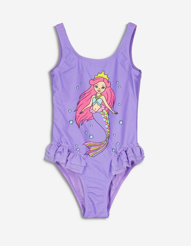 Costume da bagno - Stampa - lilla scuro