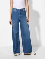 Jeans - Wide Fit - blu