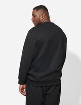 Sweatshirt - einfarbig - schwarz