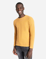 Pullover - Estremità arrotolate - giallo scuro