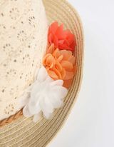 Pălărie vară - Aplicație - Alb