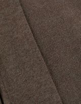 długi kardigan - naszyte kieszenie - ciemny szary