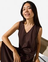 Kleid in A-Linie - A-Shape - Dunkelbraun