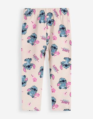 Leggings - Lilo & Stitch - Beige