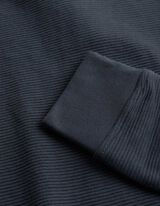 Longsleeve - met structuur - Donkerblauw