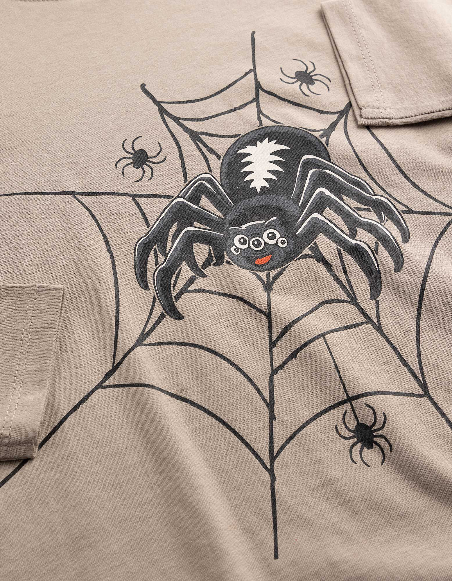 Langarmshirt - Halloween - Beige