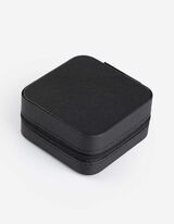 Schmuckbox - einfarbig - schwarz