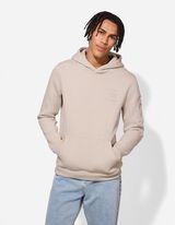 Sweatshirt - Stickerei - beige