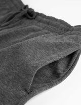 Jogpants - Fixierter Beinumschlag - dunkelgrau