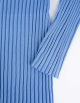 Pletena haljina - LENZING™ ECOVERO™ - plava