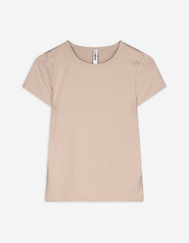 T-Shirt - Slim Fit - beige
