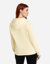 Dukserica sa kapuljačom - Kengur džep - svetlo-zuta