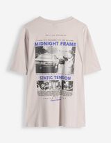 T-Shirt - R&uuml;ckenprint - beige