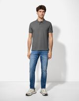 Polo - Cotone - verde scuro