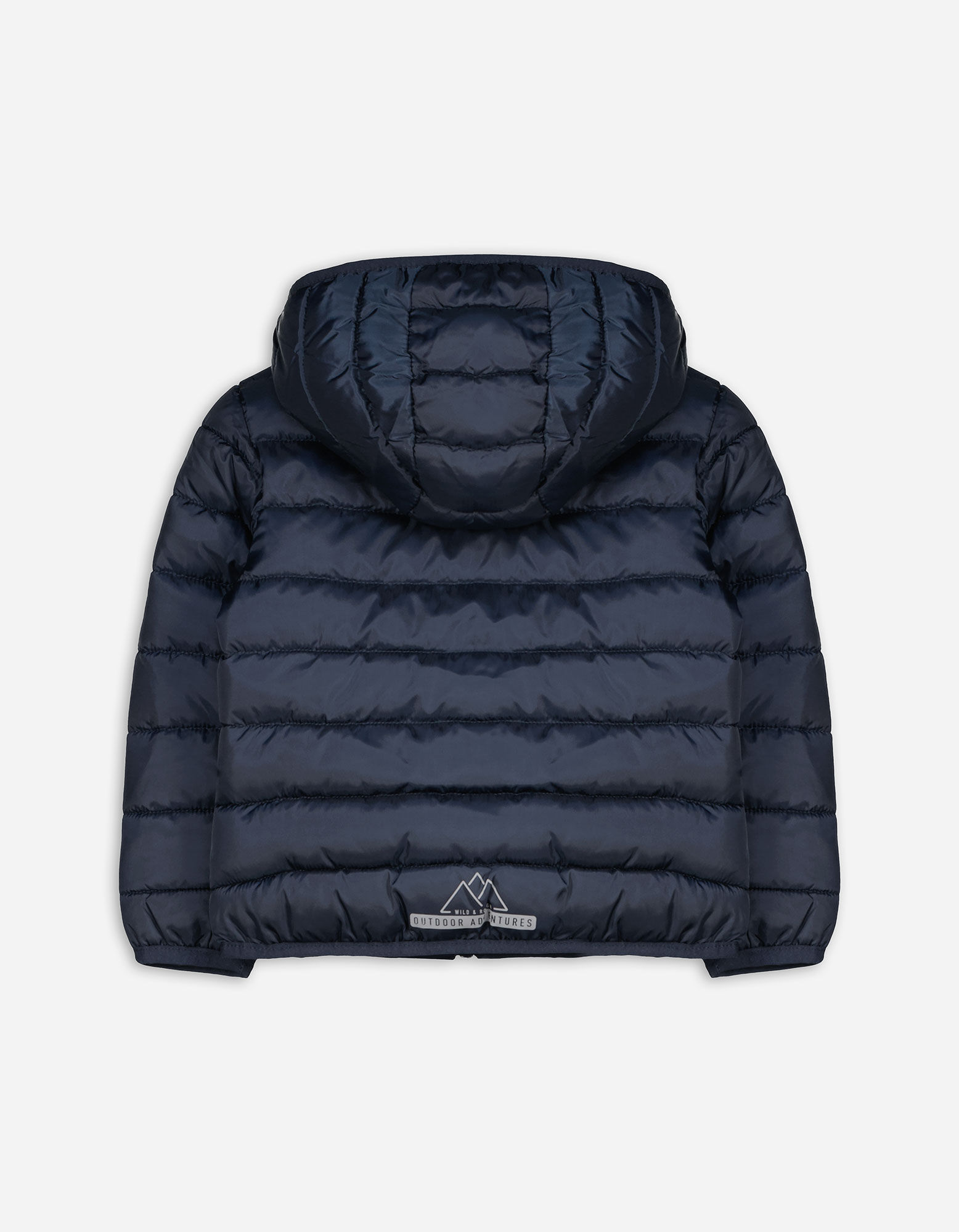 ぶんぶん pikowana kurtka - material hydrofobowy - ciemny niebieski