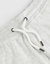 bermudy  - Straight Fit - bialy