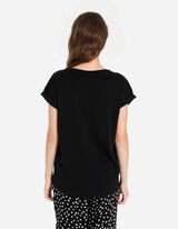 Tričko - Výšivky - cerná