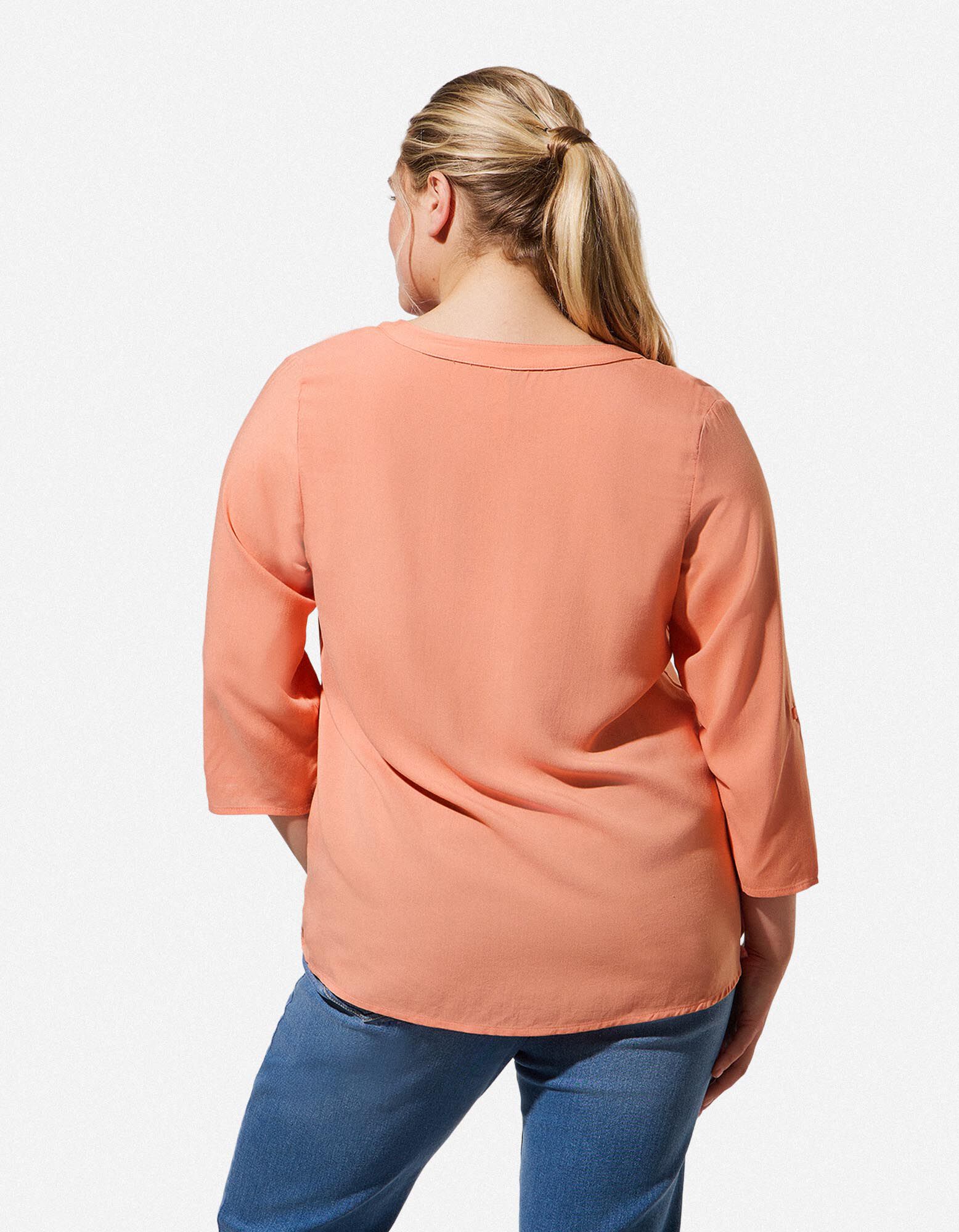 Bluse - Viskose - orange