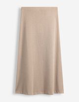 Rok in A-lijn - Viscose - Beige