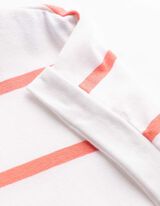 Kleid - Streifen - wei&szlig;
